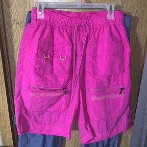 Two pairs of 23 engineered cargo pants/shorts